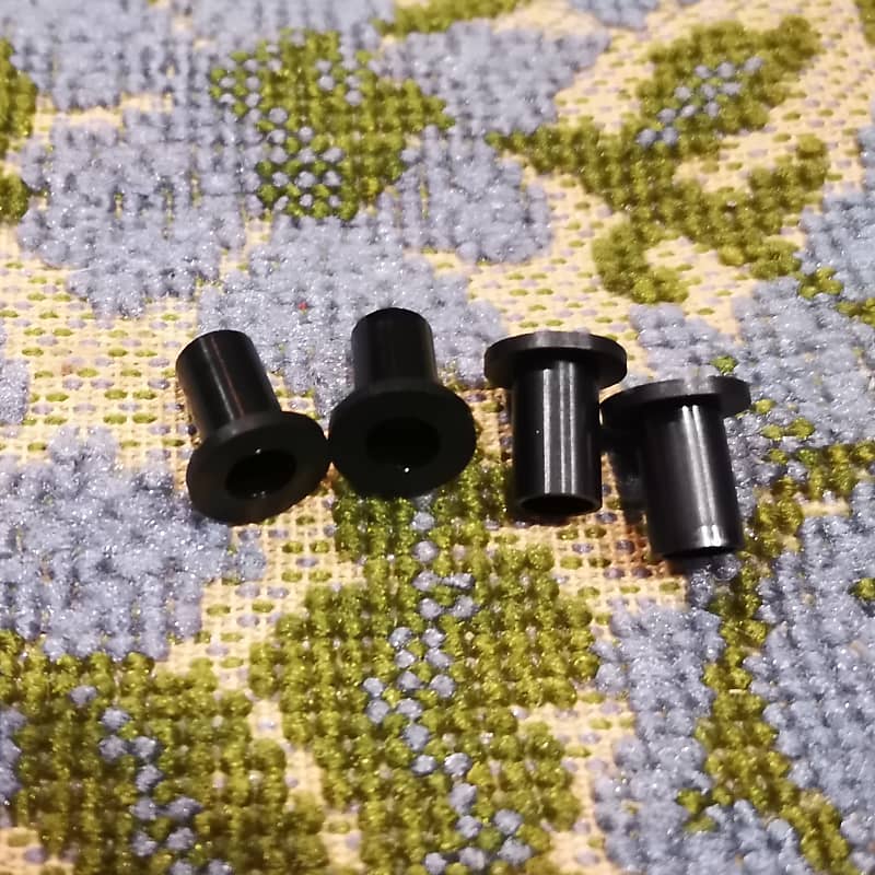 2 Pair black bridgecentering stabilizer thimble sleeves Reverb UK