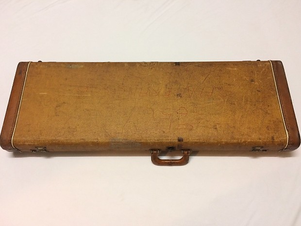 Tweed top telecaster case