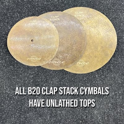 Omete B20 Clap Stack Cymbal Pack, 8 Omete B20 Clap Stack Cymbal Pack, 8
