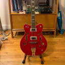 Gretsch G5442BDC Electromatic  W/ Case - Hollow Body Short Scale Bass 2013 - Present Transparent Red