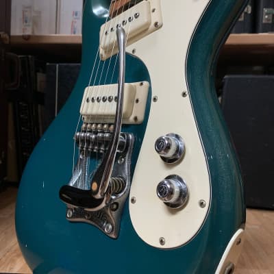 Mosrite V88 1988 Diamond Blue, Signed image 5