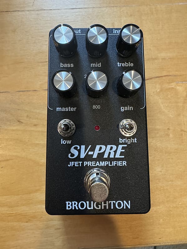 Broughton SVPRE JFET Bass Preamplifier Reverb