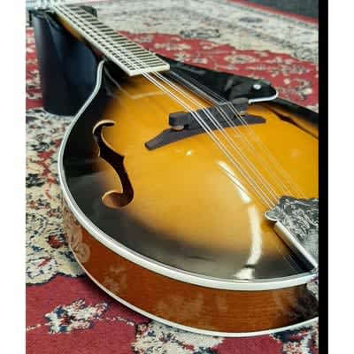 Gear4Music  Acoustic Mandolin + Gig Bag Pre-Owned in Yellow Sunburst image 6