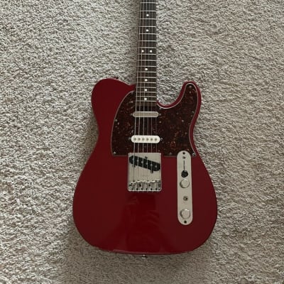 Fender Deluxe Nashville Telecaster 2004 MIM Candy Apple Red Modified Guitar for sale