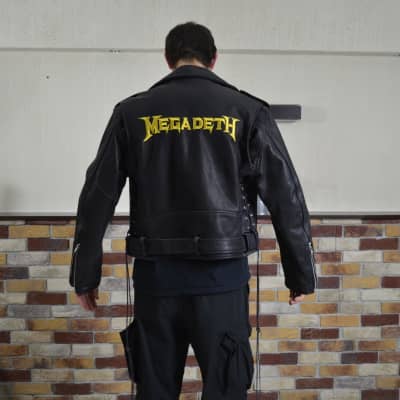 Megadeth - Rust in Peace Leather Jacket - RARE 1990 / Dave Mustaine / Jackson image 5