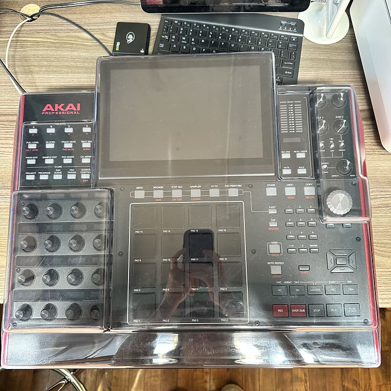 Akai MPCX Sampler / Sequencer Desktop Workstation with fitted SKB Case, DeckSaver, extra internal Hard Drive, $600 of Sounds, and printed custom tutorial guidebook image 1