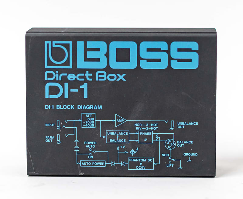 Roland / Boss DI-1 - Active Direct Box with Box and Manual | Reverb