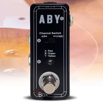 Hot Box ABY-330 Micro A-B-Y channel switch pedal