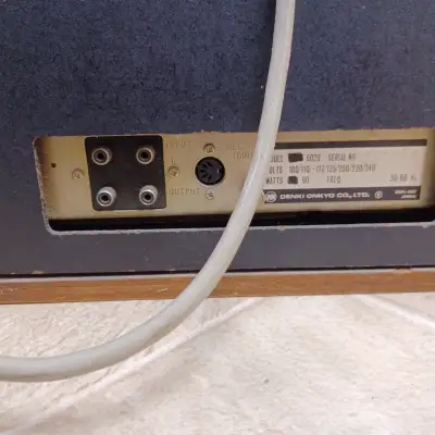 Denki Onkyo Co Dokorder Solid State 6020 Tape Reel  Wood image 8