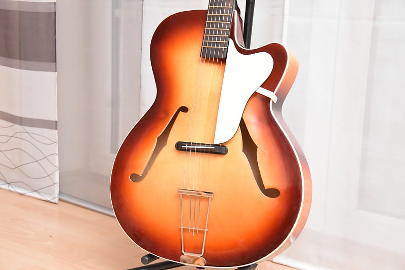 Hopf Archtop – 1950s German Vintage Jazz Guitar / Gitarre image 1