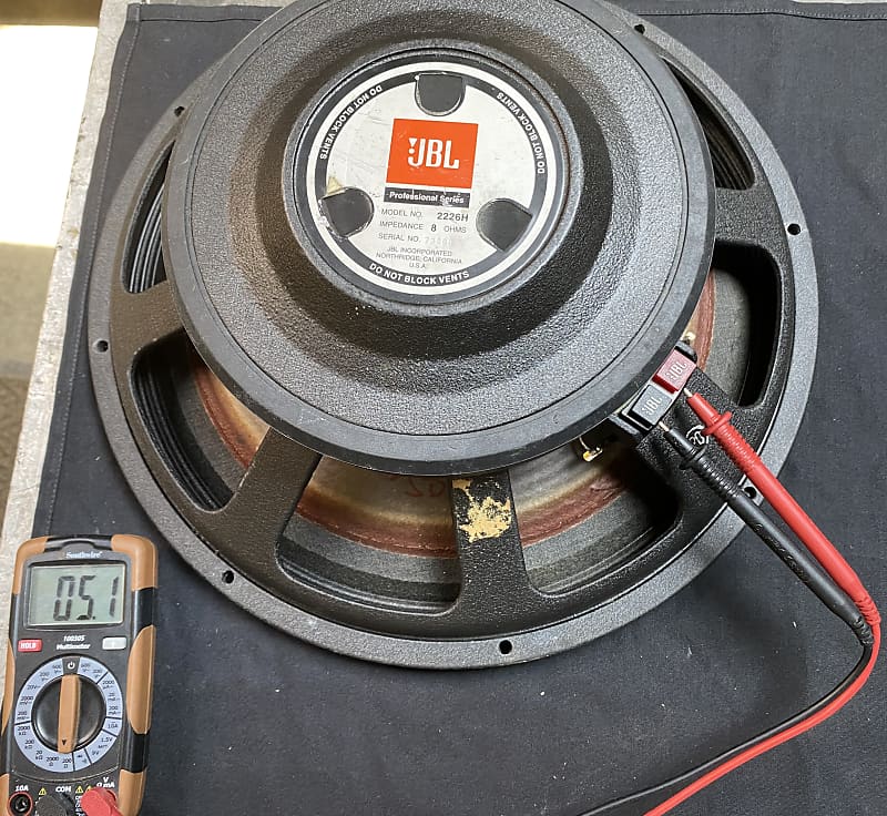 JBL 2226H 80's - Black | Reverb