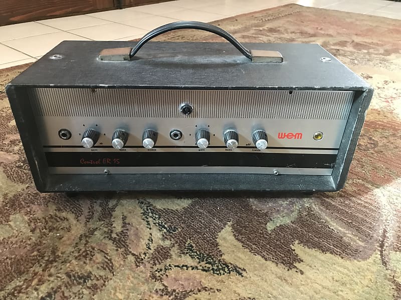 1960's WEM ER15 Amp/Amplifier "ENGLAND" image 1