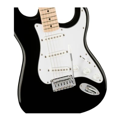 Fender Squier Affinity Series Stratocaster Electric Guitar (Black) image 3