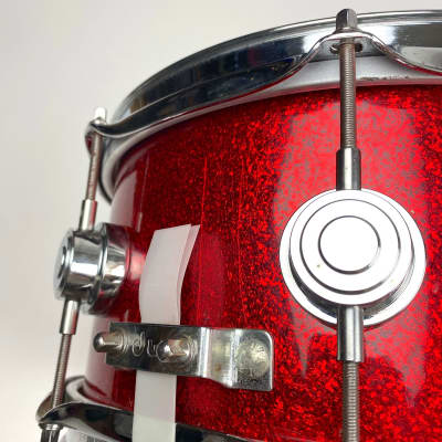 DW Workshop Series Snare Drum 2002 Red Sparkle 5.5"x12" image 7