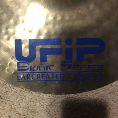 UFIP 17" Bionic Crash Cymbal - 1292g - Brilliant - Free shipping image 3