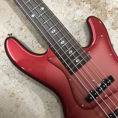 Freedom Custom Guitar Research Rhino-5 2019 Red Metallic image 5