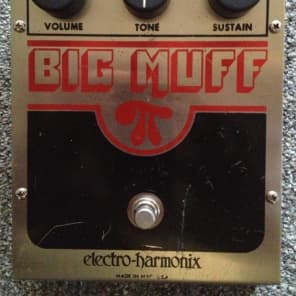 RARE Electro Harmonix Big Muff Pi V3 1979 with tone bypass, MPSA18 RARE Electro Harmonix Big Muff Pi V3 1979 with tone bypass, MPSA18