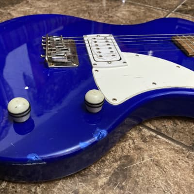 First Act  Overtone - Blue Electric Guitar rare image 3