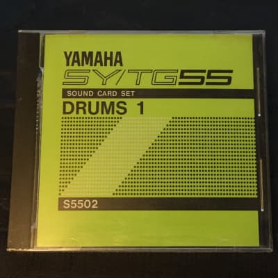 Yamaha Drums 1 Sound Card Set for SY55 / TG55 1990