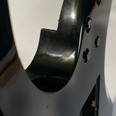 1990's Japan Fujigen Ibanez RG550M Black Strat Guitar Body Floyd Ready image 21