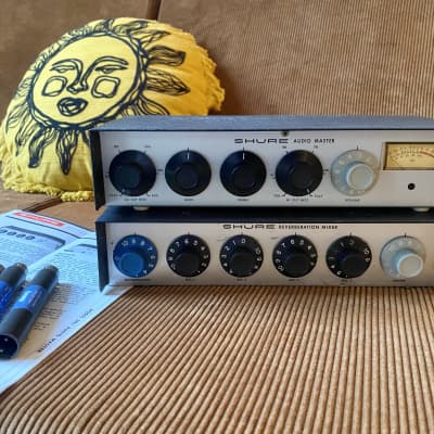 【ヴィンテージ】Shure M68 マイクミキサー 1960年代　ジャンク扱い Yahoo!オークション - Shure m68 マイク ミキサー