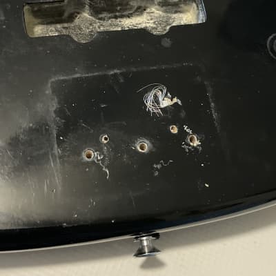 1980's Overseas Kramer Striker 700st Black 4 String Electric Bass Guitar Body image 5