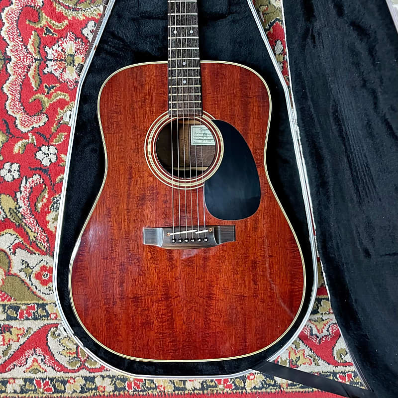 Takamine PT-207 Natural Red Case Japan 1992