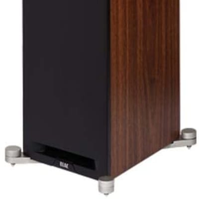 ELAC Debut Reference 5.25" Floorstanding Speaker, Black Baffle, Walnut Cabinet, Pair image 6
