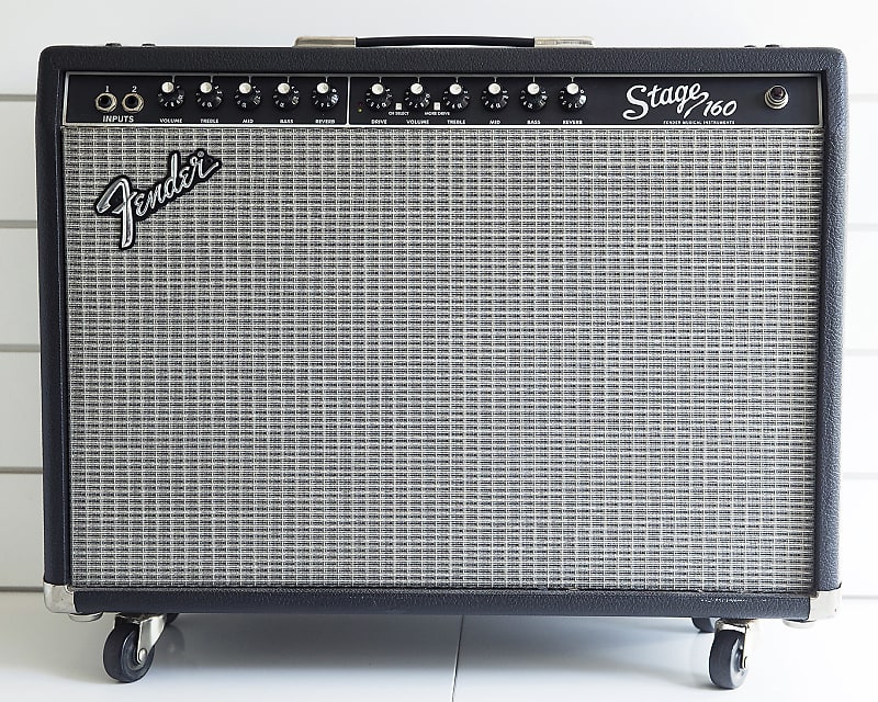 Fender	Stage 160 2-Channel 160-Watt 2x12" Solid State Guitar Combo	1999 - 2002 image 1