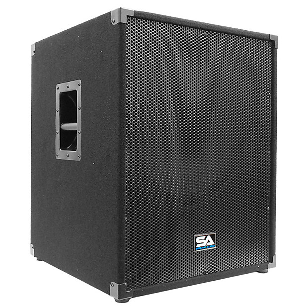 Seismic Audio SAP-18SFF Passive 1x18" 500w Front-Firing Subwoofer Speaker Cab image 1