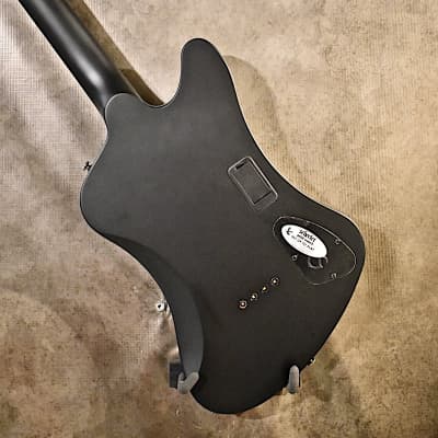 Schecter Left Handed Nikki Sixx Signature Bass 2019 Black Satin Lefty Guitar image 4