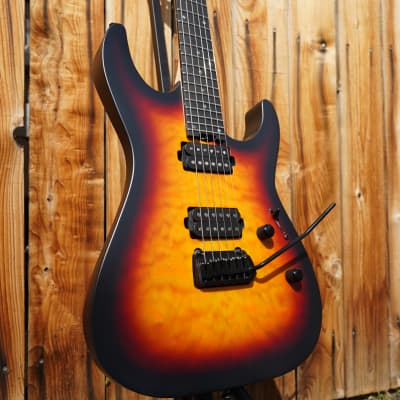 ESP USA M-II GT 3-Tone Sunburst 6-String Electric Guitar w/ Black Tolex Case(2022) image 5