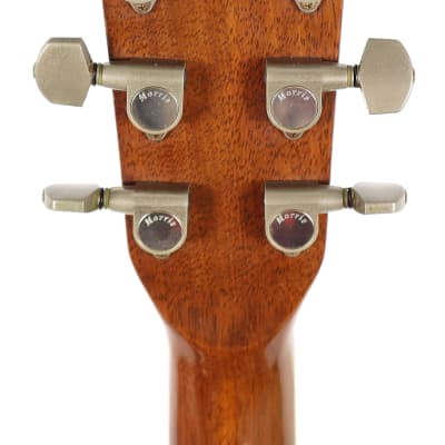 Vintage Morris Japan W-30 Solid Top Rosewood Natural Acoustic Guitar image 8