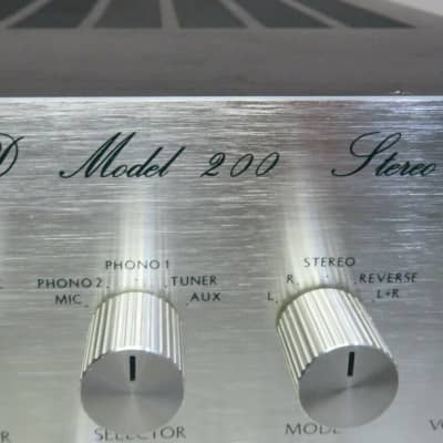 NAD 200 INTEGRATED AMPLIFIER WORKS PERFECT SERVICED FULLY RECAPPED + LED's image 5