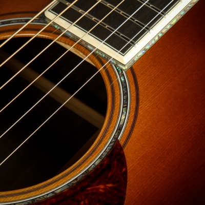 Bourgeois OM-42 Sunburst - Aged Tone Adirondack & Brazilian Rosewood image 19