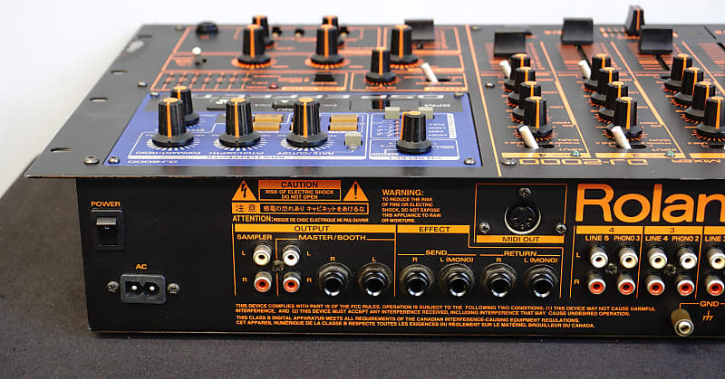 Roland DJ-2000 90's Professional 4 Channel Mixer With DSP