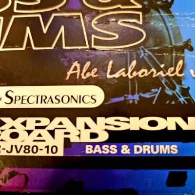 Roland SR-JV80-10 Bass&Drums エクスパンションボード Roland SR-JV80-10 Bass & Drums Expansion Board for JV, XV