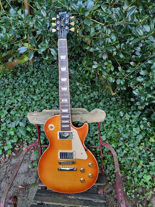 Gibson Traditional 120th Anniversary 2014 - Lemon Flame top image 1