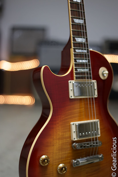 2002 GIBSON LES PAUL STANDARD LEFT HANDED CHERRY SUNBURST