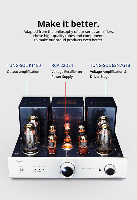 CAYIN CS-150A - Integrated Tube Amplifier - NEW!  			