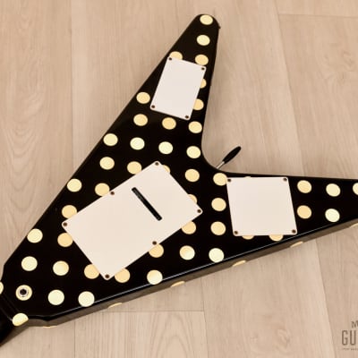 1993 Fernandes FV-105RR Randy Rhoads Flying V Polka Dot