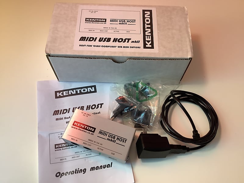 Kenton USB Midi Host MKII 2020s Silver Reverb