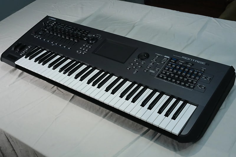 Yamaha Montage 6 Flagship Synthesizer 2019 - Present - Black image 1
