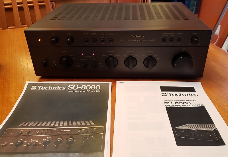 Technics SU-8080 Amplifier | 2 Phono Inputs | 2 x 72 Watt
