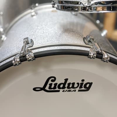 Ludwig Classic Maple 4-Piece Shell Pack - Silver-Sparkle image 7