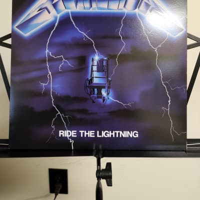 Used Metallica- Ride The Lightning-LP-Limited Edition-Blue image 1