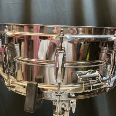 Ludwig Frankie Banali's Ludwig Supraphonic Snare Drum,  #119 SIGNED! 1960's  - Chrome image 12
