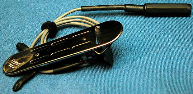 DeArmond 1200 Soundhole Pickup same as those Harmony,Silvertone Silver & Gold Foil Bobbin Coil 9.3KΩ image 1