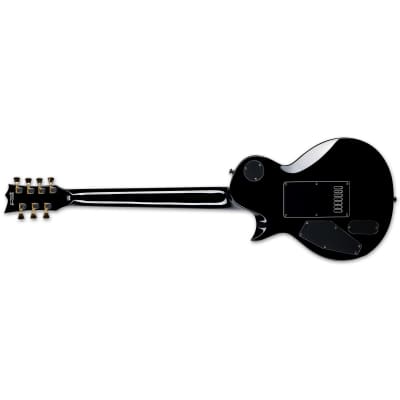 ESP LTD EC-1007 Baritone EverTune 7-String Guitar, Fishman Fluence Modern, Black image 3