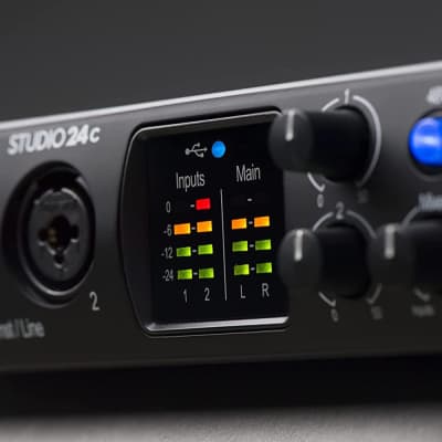 PreSonus Studio 24c 2x2, 192 kHz, USB Audio Interface with Studio One Artist and Ableton Live Lite DAW Recording Software image 9
